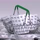 Packaging of tablets in a small shopping cart on a white background - VideoHive Item for Sale