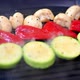 Vegetables and Mushrooms on Grill - VideoHive Item for Sale