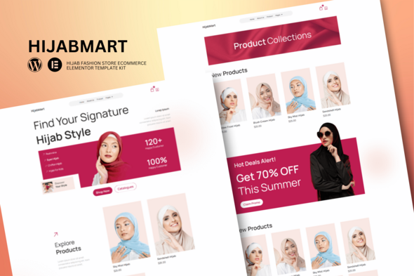 Hijabmart - E-Commerce Hijab Fashion Store Elementor Template Kit