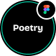Poetry - Personal Portfolio & Resume Figma Template - ThemeForest Item for Sale