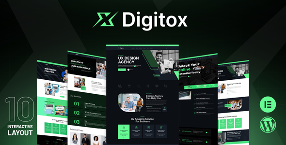 Digitox - Digital Agency WordPress Theme