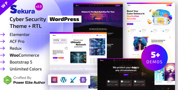 Sekura - Cyber Security & IT Protection Services WordPress Theme