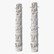 Stone Totem Faces Intact and Damaged M1 - 3DOcean Item for Sale