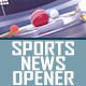 Sports News Opener-Sports Title Open - VideoHive Item for Sale