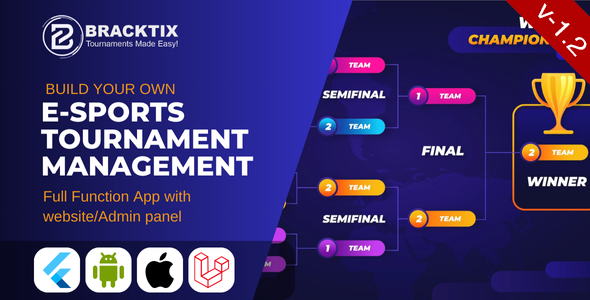 Ultimate e-Sports Tournament Management App - Flutter Complete Solution