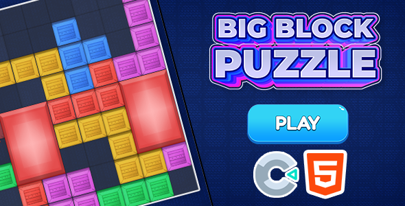 Big Block Puzzle - Html5 (Construct3)