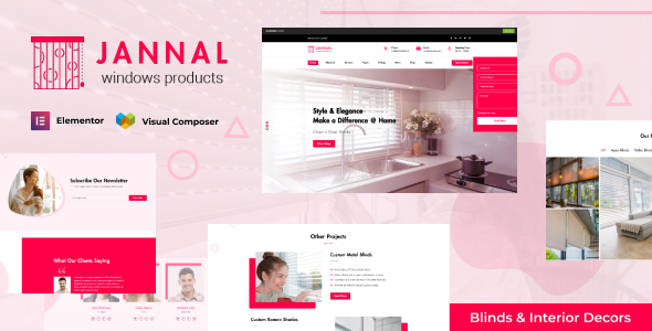 Jannal - Curtains & Doors WordPress Theme
