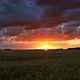 Sunset Timelapse Over The Farmer's Pasture - VideoHive Item for Sale