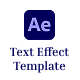 Text Effect Template - VideoHive Item for Sale