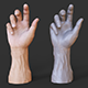 Male Hand Pose - Gesture - 03 - 3DOcean Item for Sale