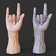 Male Hand Pose - Gesture - 12 - 3DOcean Item for Sale