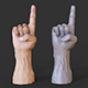 Male Hand Pose - Gesture - 16 - 3DOcean Item for Sale