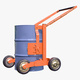 Oil Drum Transport Trolley M1 - 3DOcean Item for Sale