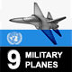 9 Military Planes - 3DOcean Item for Sale