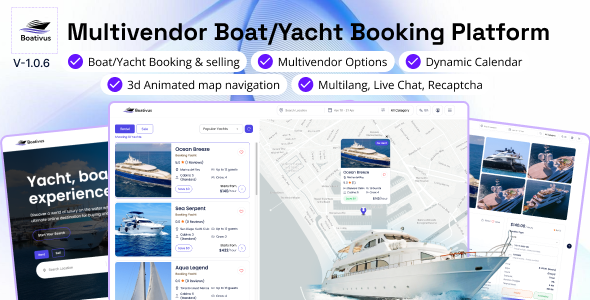 Boativus – Multivendor Boat/Yacht Booking Platform