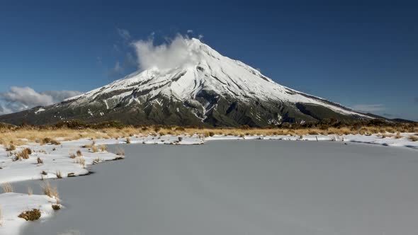 New Zealand Mount Taranaki timelapse