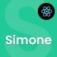 Simone - Personal Portfolio React Template - ThemeForest Item for Sale
