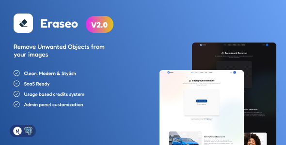 Eraseo - Image Background Remover Saas