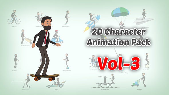 2D character Animation Pack Vol 3