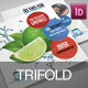 Trifold Brochure - Blue Ice Bar - GraphicRiver Item for Sale