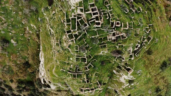 Abandoned Town Brancaleone in Calabria Southern Italy