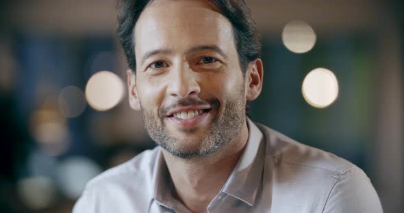 Confident Professional Man Smiling Portrait