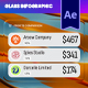 Glass Infographic Widget - VideoHive Item for Sale
