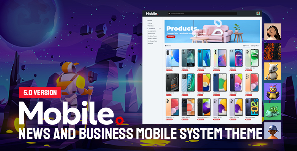 Mobileo – News and Business Mobile System Theme