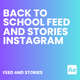 Back to School Feed and Stories Instagram - VideoHive Item for Sale