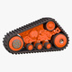 Rubber Track Assembly M1 - 3DOcean Item for Sale