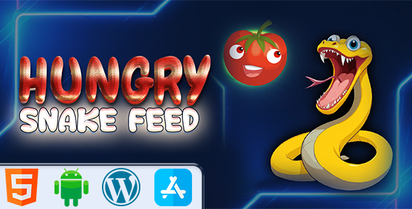 Hungry Snake Feed - HTML5 Construct3 Game