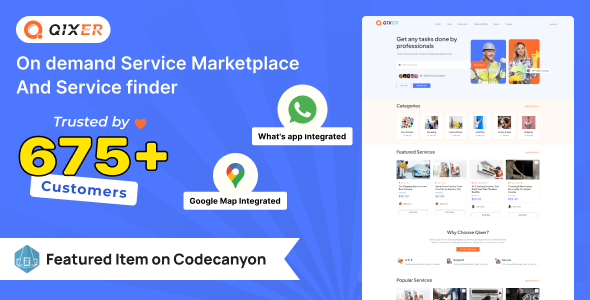 Universal Addon Bundle for Qixer - Handyman Service Marketplace and Home Service Finder