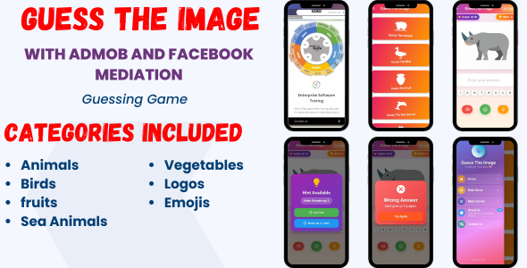 Guess The Image Offline Quiz ( admob with facebook mediation )
