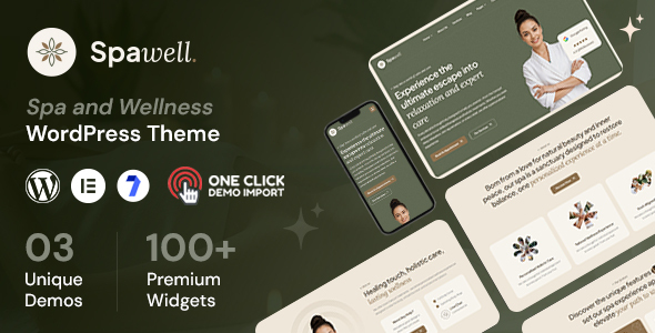 Spawell - Spa and Wellness WordPress Theme