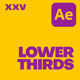 Lower Thirds XXV - VideoHive Item for Sale