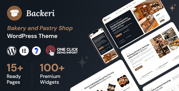 Backeri - Bakery WordPress Theme