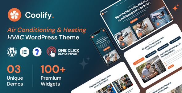 Coolify - Air Conditioning & Heating HVAC WordPress Theme