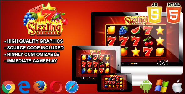 Sizzling Deluxe - HTML5 Slot Machine