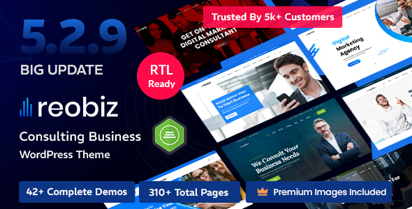 Reobiz – Consulting Business WordPress Theme