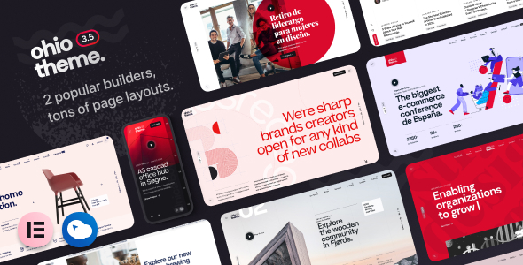 Ohio – Creative Portfolio & Agency WordPress Theme