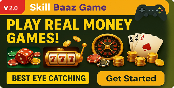 Skill Baaz Game - Sport Fantasy App | Fantasy Skill Game | Skill Multi User Game | Payment Gateway