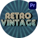 Retro Vintage Backgrounds | Premiere Pro - VideoHive Item for Sale