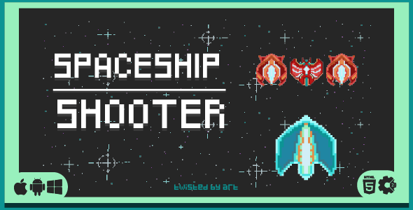Spaceship Shooter - HTML5 Game Template