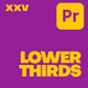 Lower Thirds XXV - VideoHive Item for Sale