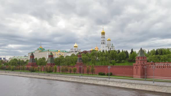 Moscow Kremlin without people, Russia