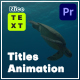 Titles Animation - VideoHive Item for Sale