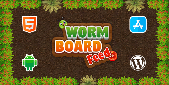Worm Board  Feed - HTML5 Construct3 Game