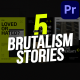 Brutalism Stories | Premiere Pro - VideoHive Item for Sale