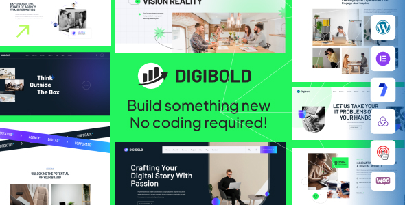 DigiBold - Digital Agency Creative Portfolio WordPress Theme Multipurpose