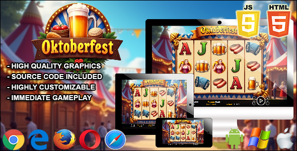 Oktoberfest - HTML5 Slot Machine
